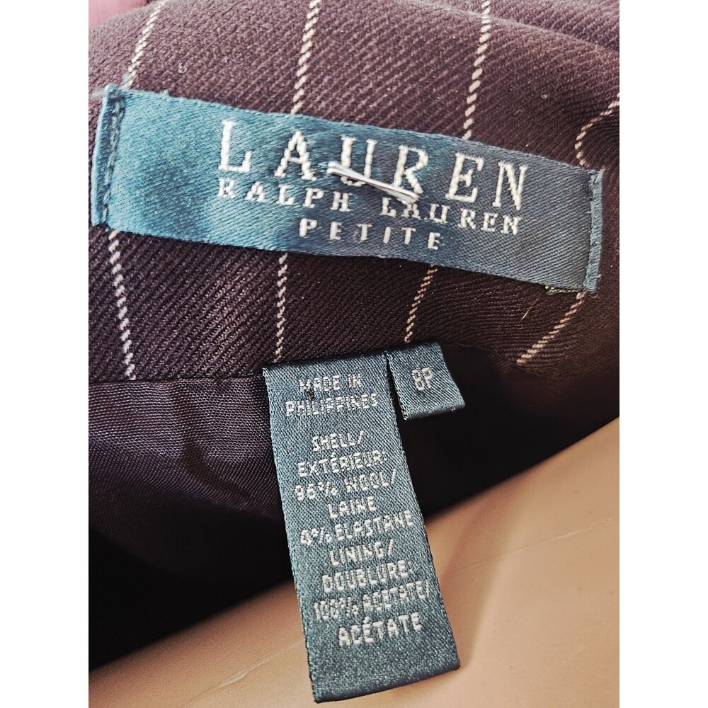 Lauren Ralph Lauren Women's Wool Blazer Size 8P - Picture 7 of 8